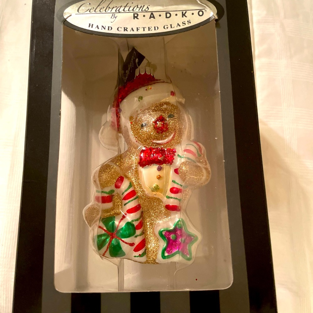 Christopher Radko Christmas ornament-VINTAGE-hand crafted 2014-new/in box